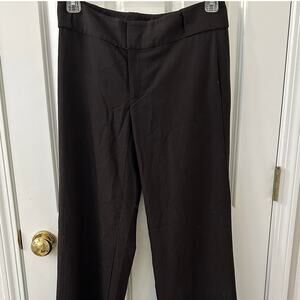 Banana Republic Chocolate Brown Women's Dress Slacks with textured fabric